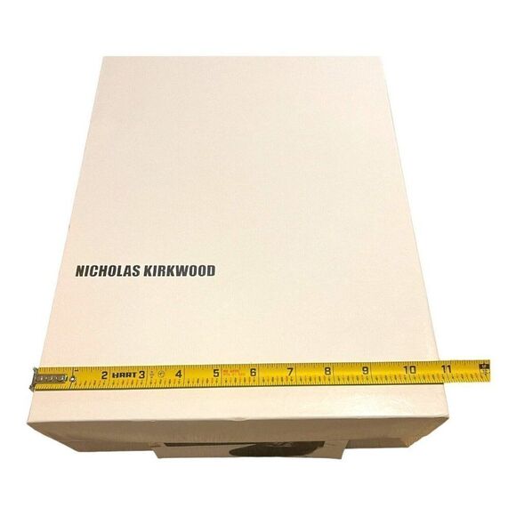 Nicholas Kirkwood Shoes Empty Box w/ Tissue Paper & Sm Dust Bag 10.75”x14.75”x4” - Picture 7 of 9